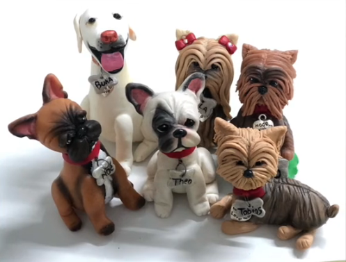 Mascotas personalizadas en porcelana fría